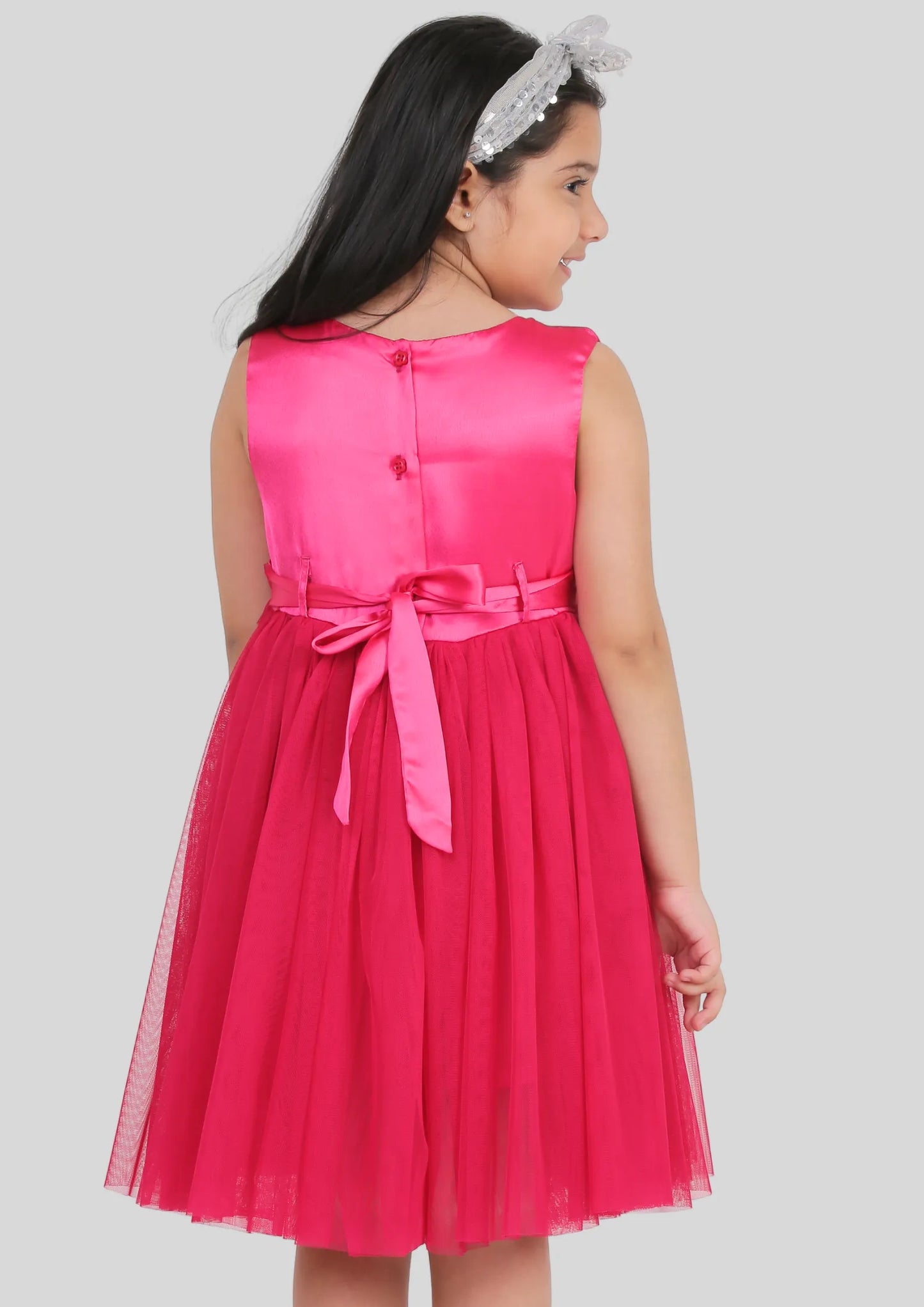 Pink Midi Party Dress